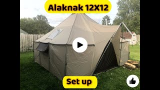 Cabelas Alaknak tent setup and review [upl. by Sang]