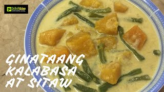 Ginataang Kalabasa at Sitaw [upl. by Cod]