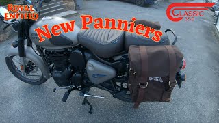 New Panniers For My RE Classic 350 [upl. by Hallam874]