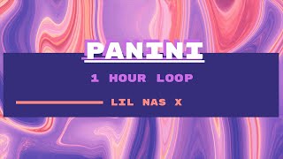 Lil Nas X  Panini 1 HOUR LOOP [upl. by Adnarom]