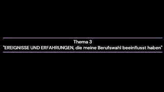 Thema 3 quotEREIGNISSE UND ERFAHRUNGEN TELC Deutsch Test für Beruf B2 [upl. by Cutter95]