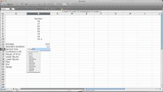 How to use Excel to Calculate Confidence Interval [upl. by Anoiuq]