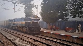 IRFCA OnBoard JSM Bound Runicha Express  Arrival amp Departure at Gurgaon Railway Station [upl. by Ahsyle862]