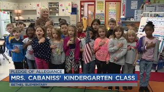 Mrs Cabaniss kindergarten class at Bethel Elementary [upl. by Ahsirtal78]