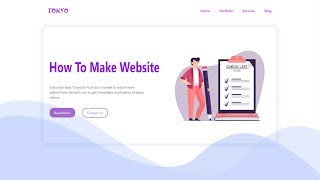 How To Create Website Using HTML CSS Bootstrap  Responsive Website Development Tutorials [upl. by Necaj]