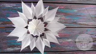 Snowflake 3d easy DIY tutorial [upl. by Malan]