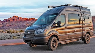 Ultimate 4x4 Ford Transit Camper Van Tour  Storyteller Overland MODE 4x4 [upl. by Egarton]