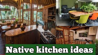 12 DESIGNS OF NATIVE KITCHEN AND DINING MODERN bahay kubo kitchen and dining ideas [upl. by Aesoh]