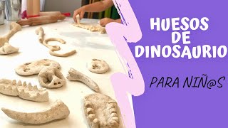 🦴 Como hacer HUESOS de DINOSAURIO 🦕 Excavación Paleontológica [upl. by Doroteya350]