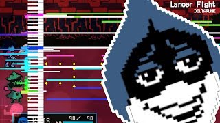 Lancer Fight VS Lancer  DELTARUNE  MIDI Remaster [upl. by Solakcin]