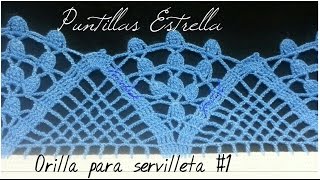 Orilla para servilleta redonda [upl. by Ativet]