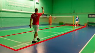 9 Fun Badminton Games On Half A Court [upl. by Morven970]