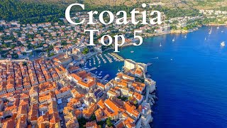 5 Best Places to Visit in Croatia  Travel Guide [upl. by Nylanna931]