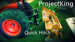 Easy 3Point Hook Up Farm Tractor Quick Hitch [upl. by Ronen]