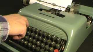 Restore Vintage Manual Typewriter UNDERWOOD OLIVETTI STUDIO 44 repair [upl. by Seravat]