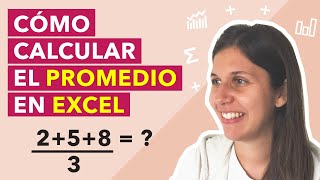 Como obtener el promedio en Excel [upl. by Asemaj]