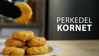 CARA MUDAH MEMBUAT PERKEDEL KORNET ENAK [upl. by Nail270]