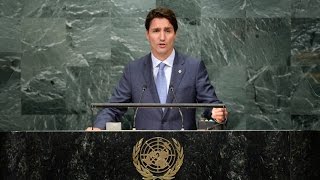 FULL SPEECH Trudeau addresses UN General Assembly [upl. by Htebazila641]