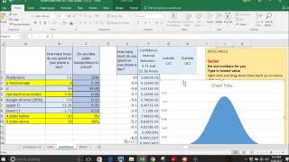 making confidence interval on excel [upl. by Colleen730]