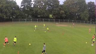 Fussballtraining  Passtraining „Dreieckpassübung“ [upl. by Eidoj]