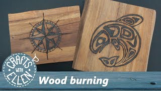 Pyrography wood burning for beginners [upl. by Yrollam]