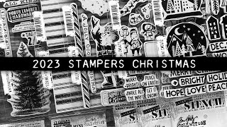 Tim Holtz Stampers Anonymous Christmas 2023 [upl. by Adnolahs]