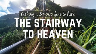 Haiku Stairs Oahu Hawaiis Stairway to Heaven [upl. by Ynar]