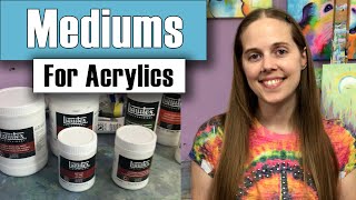 Acrylic Mediums  The ULTIMATE Overview How to Use Medium to Enhance Your Painting in Acrylics [upl. by Allista]