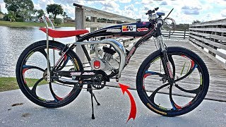 CDHPower 80CC Motorized Bicycle  My 2019 Ultimate Build  Part 2 [upl. by Ardaed]