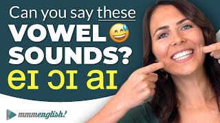 Pronunciation Practice 👄 Difficult Vowel Sounds DIPHTHONGS [upl. by Hizar]