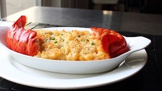 Lobster Mac and Cheese Recipe  How to Make Lobster Macaroni and Cheese [upl. by Bergess201]