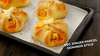 Veg Zingy Parcel  Dominos Style Paneer Parcel Recipe CookingShooking [upl. by Giovanni]