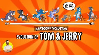 Evolution of TOM AND JERRY  80 Years Explained  CARTOON EVOLUTION [upl. by Brunell]