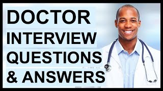 DOCTOR Interview Questions And Answers How to PASS a Junior Doctor Interview [upl. by Sayles305]