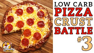 Low Carb PIZZA CRUST Battle 3 🍕 The BEST Keto Pizza Crust Recipe PART THREE [upl. by Vernice]