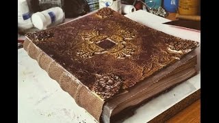 How To Make Book Step By Step  Vintage Journal DIY [upl. by Lexerd175]