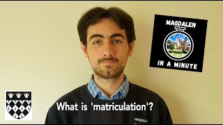 What is Matriculation [upl. by Winchell]