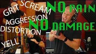 How to Scream Add Distortion Yell and Sing Aggressively WITHOUT Hurting Your Voice 3 Steps [upl. by Eedolem]