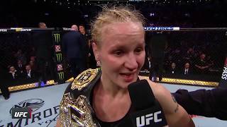 UFC 231 Valentina Shevchenko Octagon Interview [upl. by Trawets]