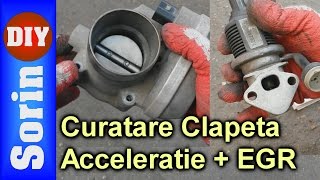 Curatare Clapeta Acceleratie  EGR  16 16V AZD amp BCB [upl. by Yarased341]