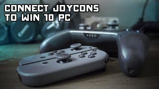 Tutorial Connecting Nintendo Joycons amp Pro controller over PC Bluetooth [upl. by Yllak907]