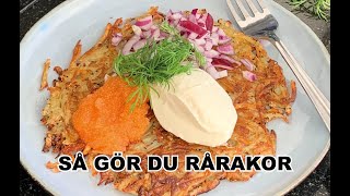 Rårakor råraka mat recept [upl. by Yznel]