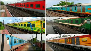 All types of LHB Coach Livery Compilation of Indian Railways Full HD [upl. by Icat880]