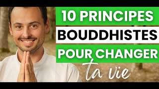 10 PRINCIPES BOUDDHISTES pour CHANGER SA VIE Enseignement et Habitudes Bouddhiste Bouddhisme [upl. by Anialram]