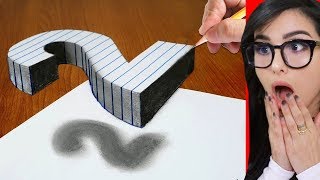 How To Draw 3D ART illusion On Paper [upl. by Aniahs523]