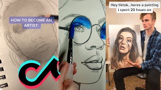 Over 30 Minutes of the CRAZIEST Art TikToks [upl. by Annaoj731]