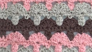 How to Crochet the Magic Mushroom Stitch Pattern [upl. by Lleruj]