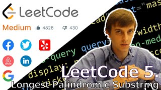 LeetCode 5 Longest Palindromic Substring Algorithm Explained [upl. by Manouch]