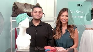 DIY No Sew Turban with Michael Costello [upl. by Harry]