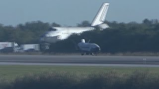 X37B OTV4 landing closeup [upl. by Eiramit973]